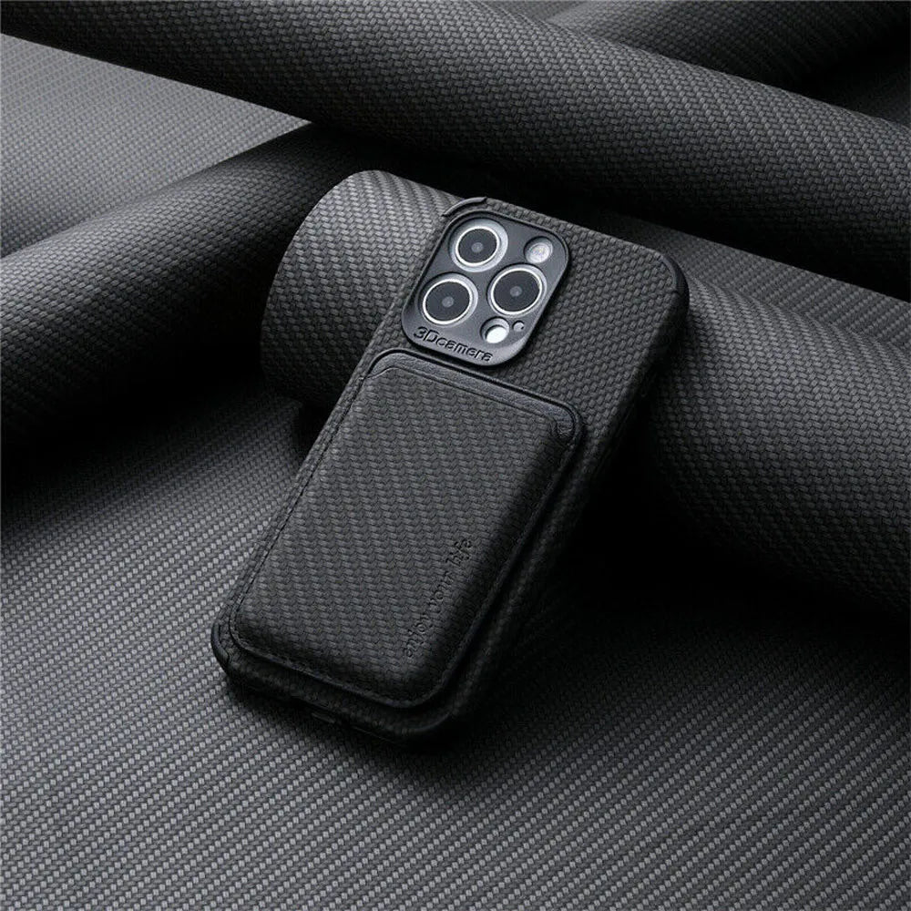 FiberDock - Wallet Case - FiberGuard - Carbon Fibre - Elegant & Protective