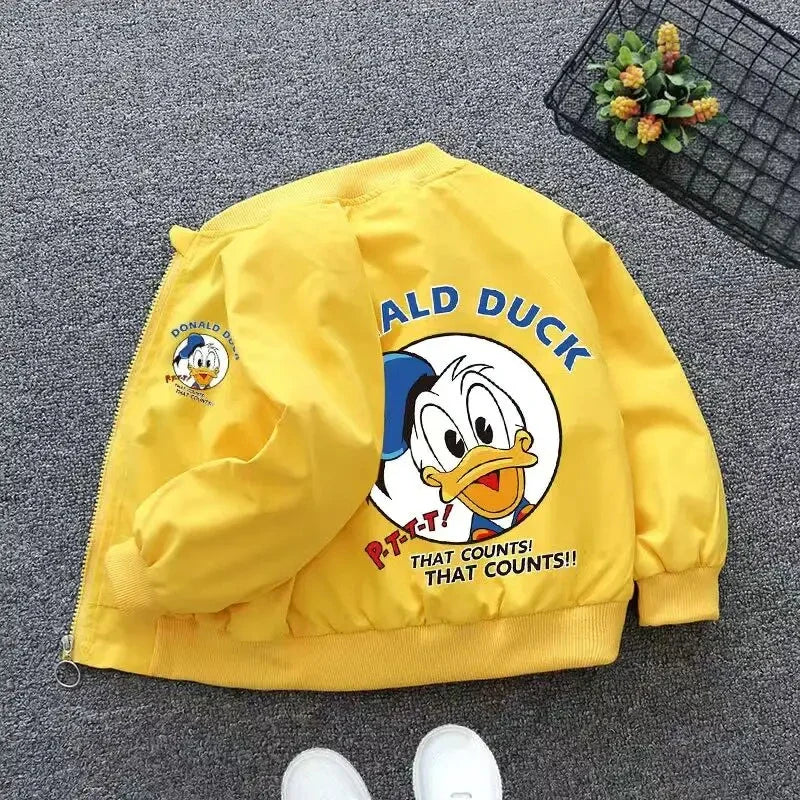 Baby Jacket with Donald Duck Print – Perfect Windbreaker for Spring and Autumn