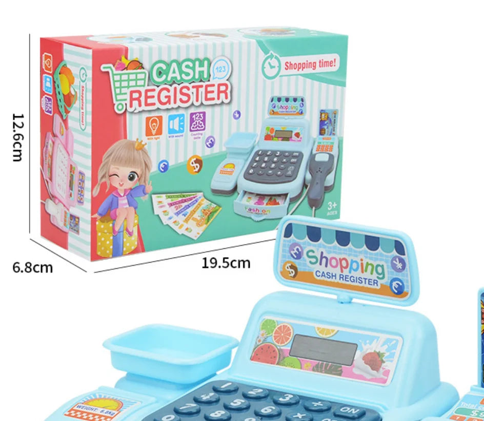 Colourful Toy Cash Register - Creative Shopping Fun