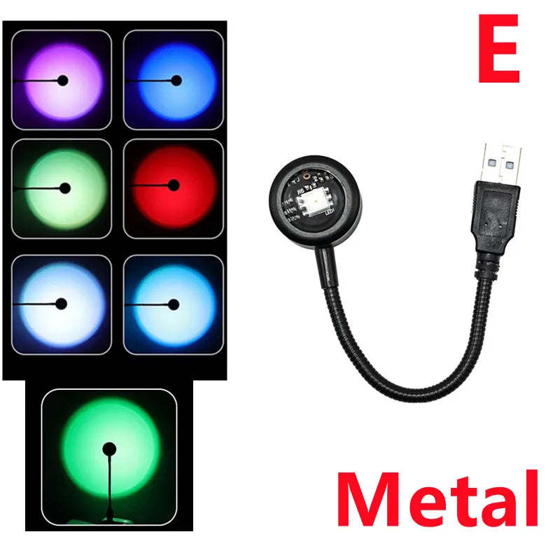 Colourful LED Night Light - Atmospheric Lighting for Home