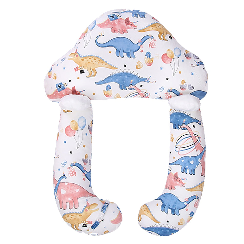 Ergonomic Cotton Baby Pillow for Safe and Comfortable Sleep