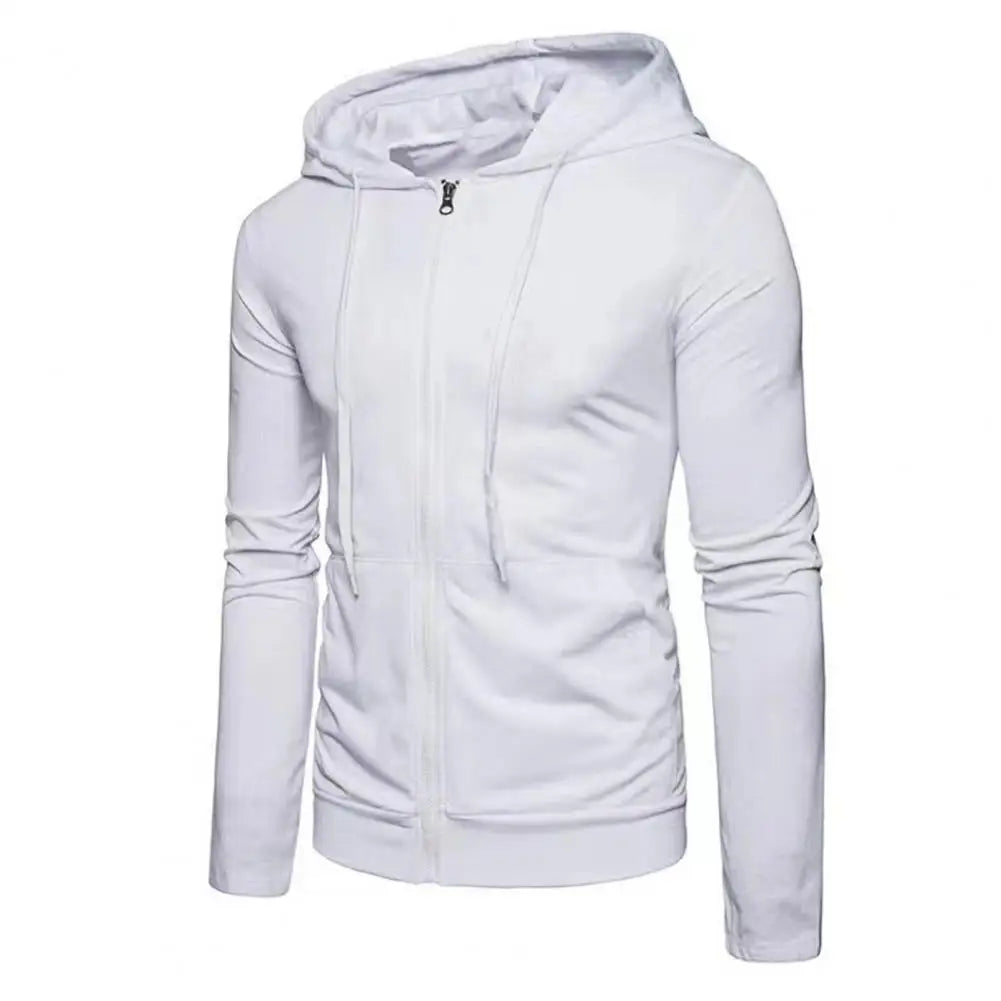 FlexGear Autumn Men's Hoodie Sweatshirt Slim Fit Long Sleeve | Hoodie | Casual Sweatshirt with Zip Closure, Fashion Jacket for Men