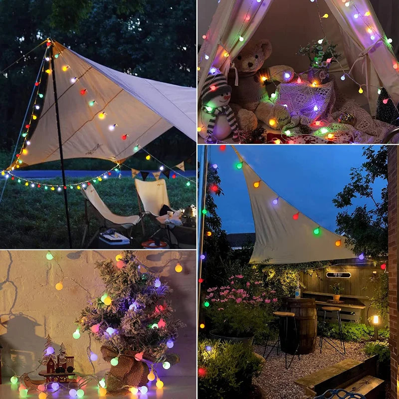 Solar-Powered Party Lights – SolarGlow