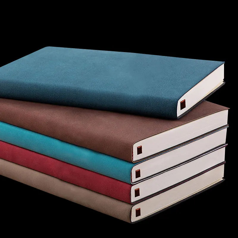 A5/A6 PU Notebook with Sheepskin Look | Notebook | Daily Lined Writing Pad for Work or Study