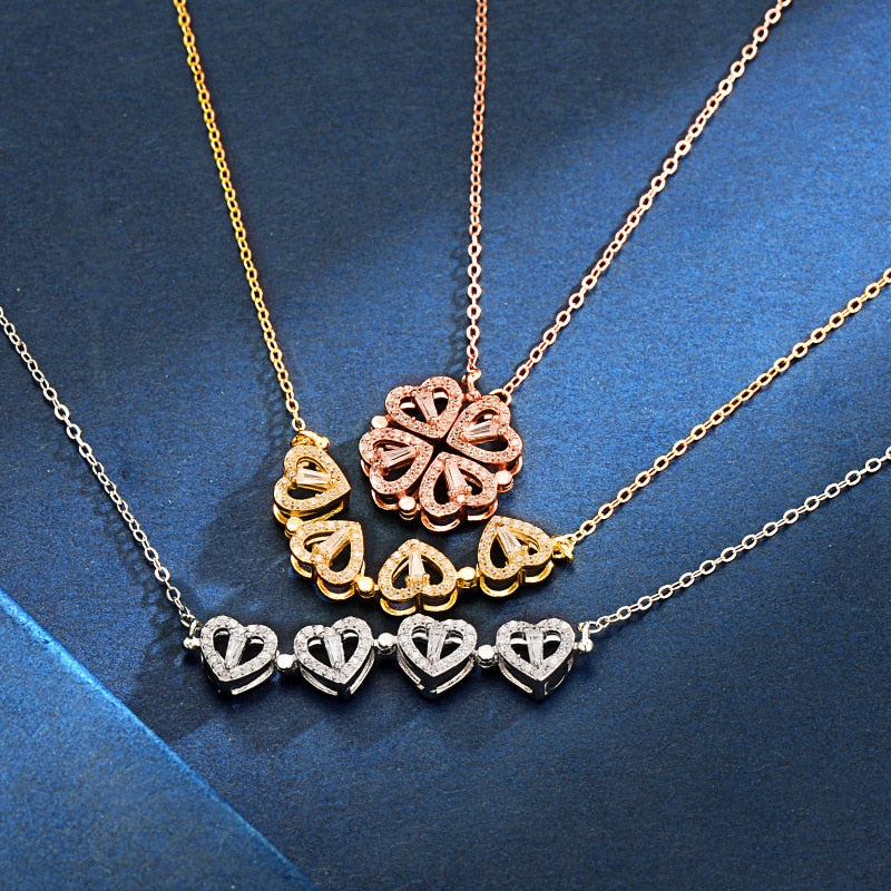 RadiantBond Eternal Necklace | Luxurious adjustable necklace symbolizing love and prosperity