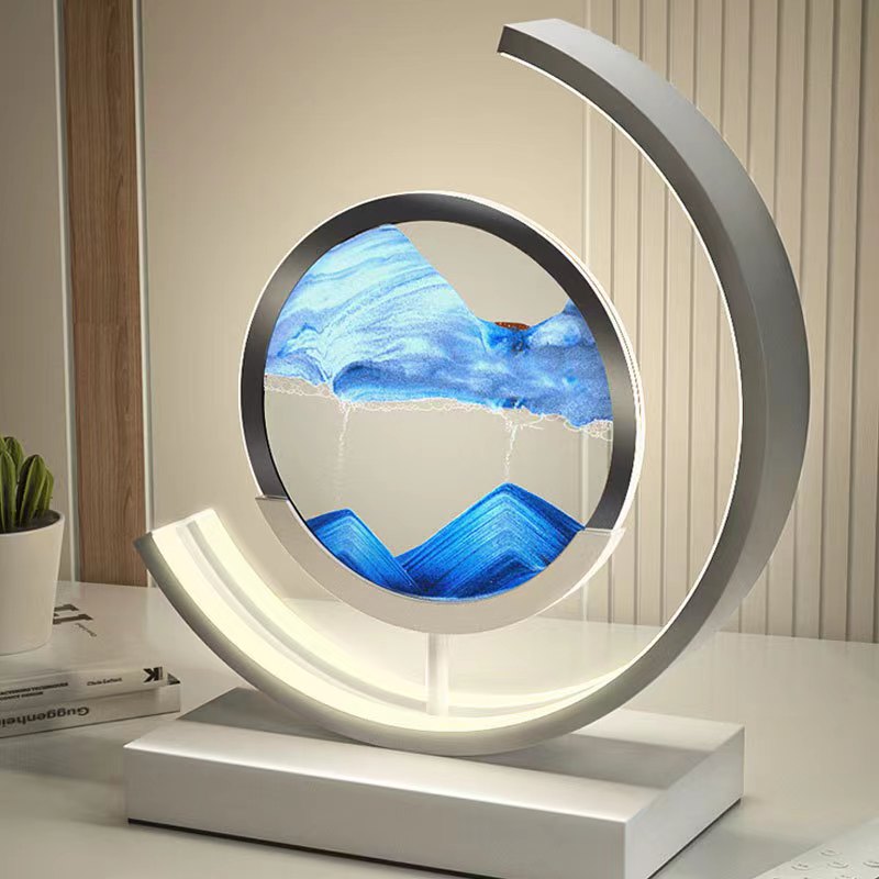 SandLight 3D Sand Table Lamp – Relaxing Design with Moving Sand