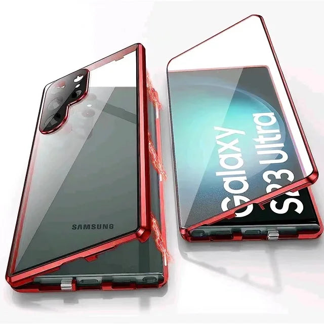 Metal Aluminium Alloy 360 Case with Safety Closure for Samsung Galaxy S24-S23 Series