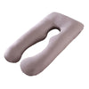 EmberLuxe U-Shaped Maternity Pillow | Soft Coral Fleece for Full Body Support and Comfort