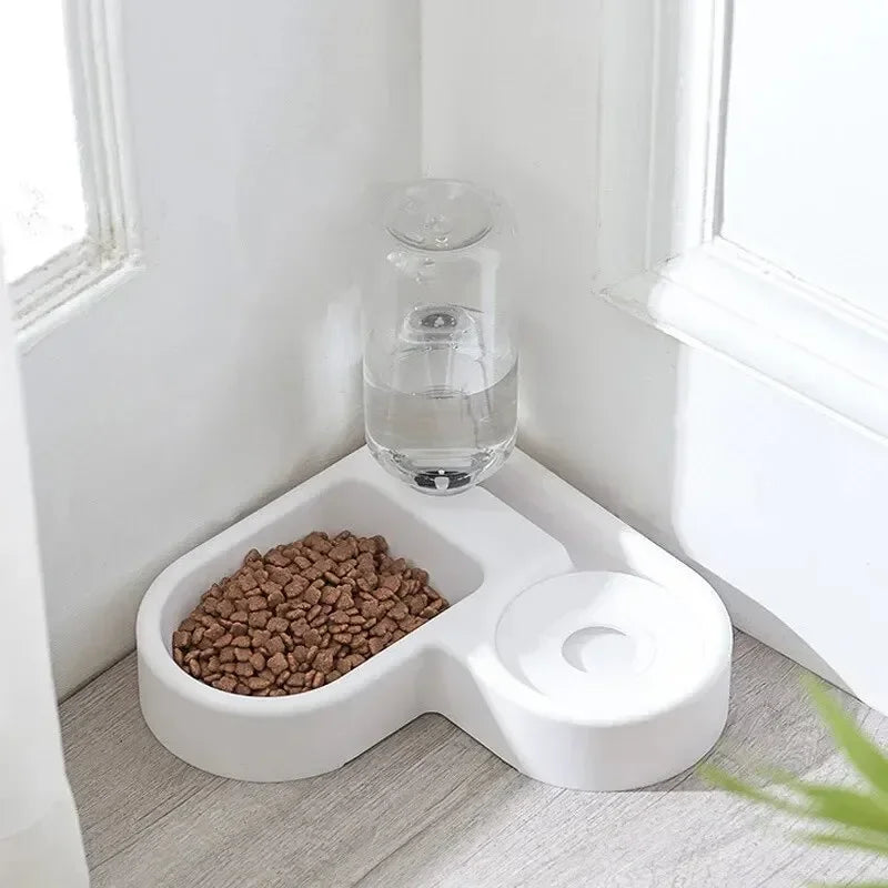 PetFeed Duo Bowl - For Easy Feeding and Drinking