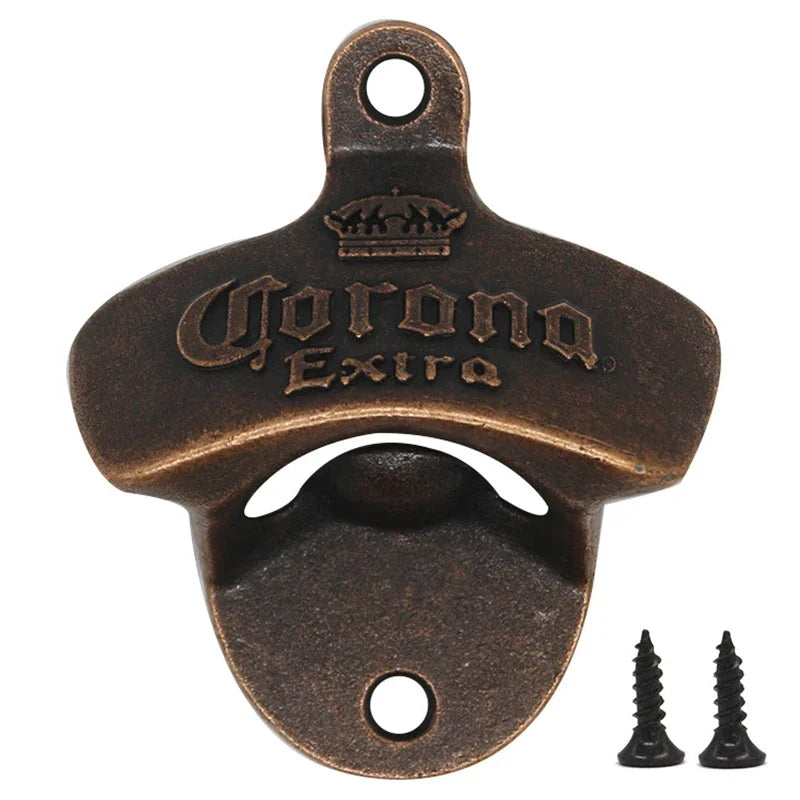 Vintage Wall Bottle Opener - Stylish and Durable