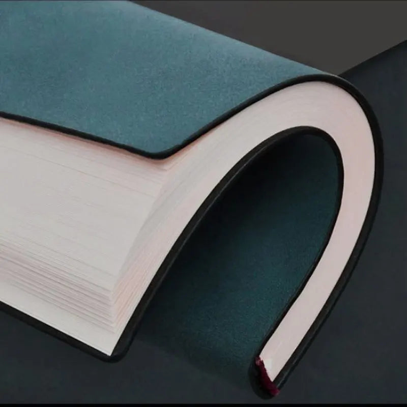 A5/A6 PU Notebook with Sheepskin Look | Notebook | Daily Lined Writing Pad for Work or Study