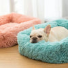 FurHaven Deluxe Dog Lounger | Long plush, washable pet bed for dogs and cats