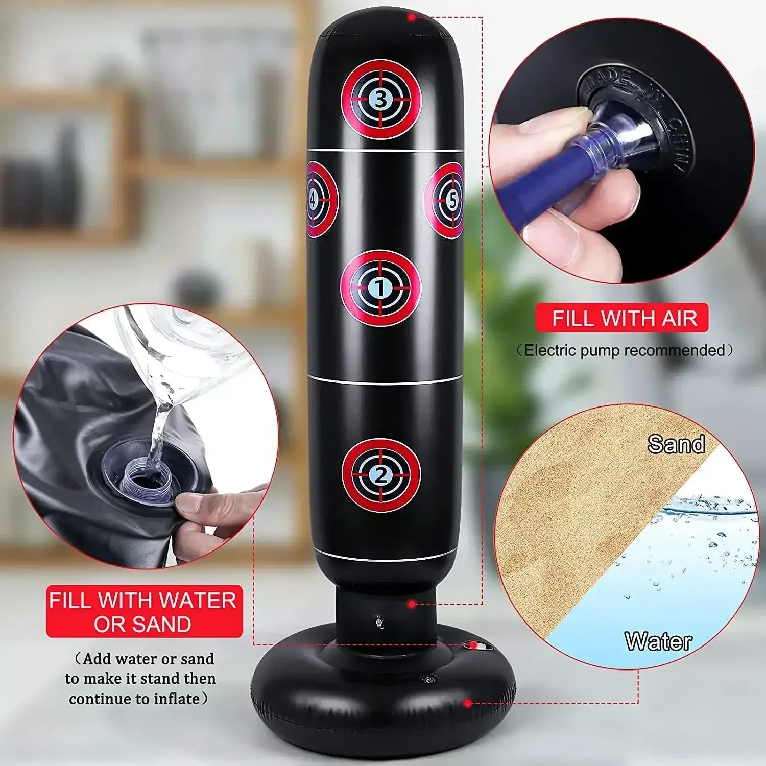 Inflatable Punch Bag – For Training and Fun