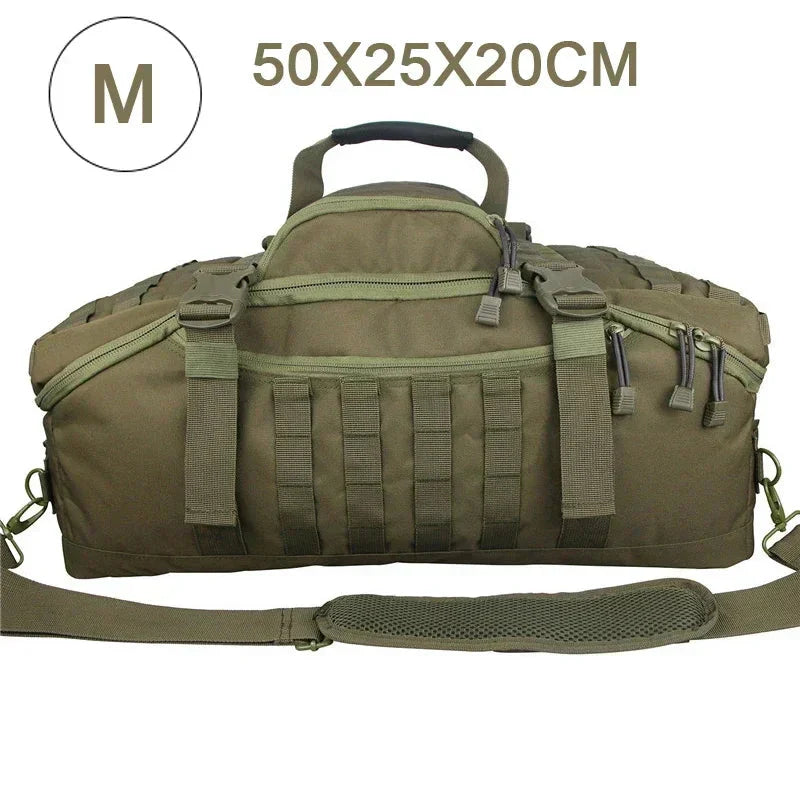 Large Tactical Travel Bag and Rucksack - TrailTrek Duffle