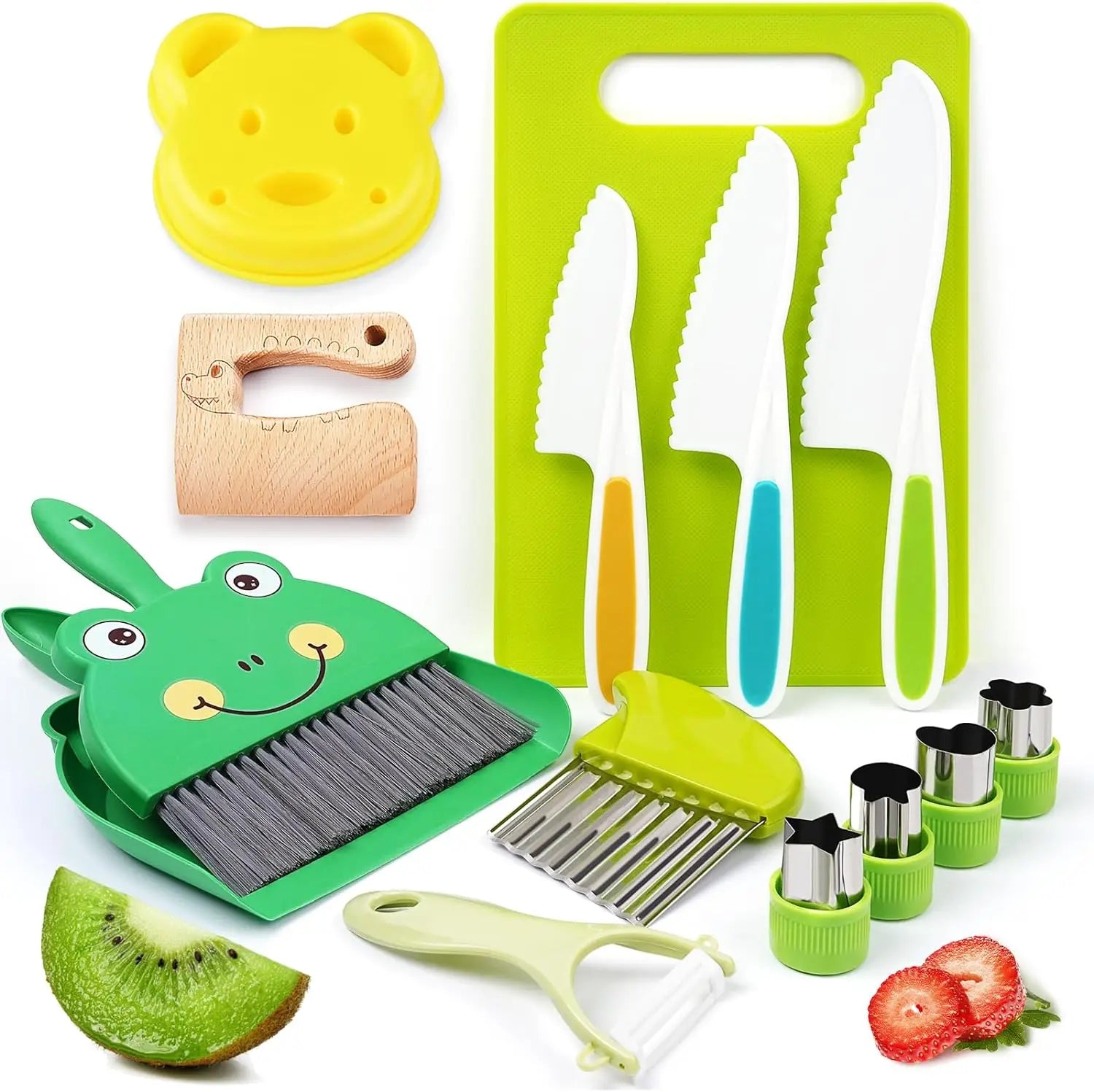 Cheerful Children's Kitchen Set - Creative Cooking for Young Chefs