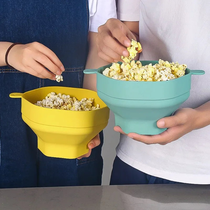 PopCrest Elite Popper | Eco-Friendly Microwave Popcorn Bowl for Healthier Snacks