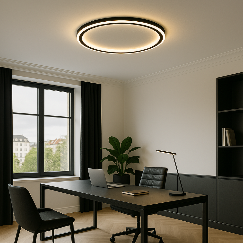 Scandinavian LED Ceiling Light – Modern, Dimmable & Stylish for Living Room, Dining Room & Hallway
