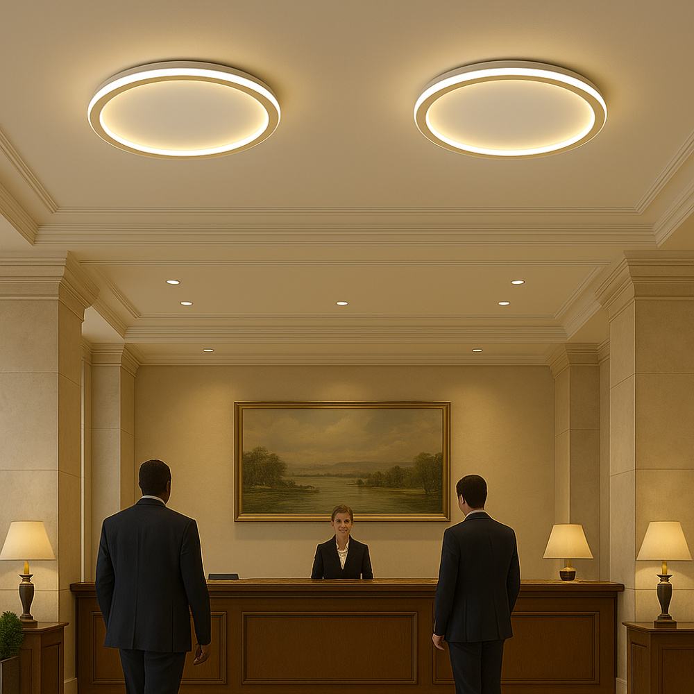 Scandinavian LED Ceiling Light – Modern, Dimmable & Stylish for Living Room, Dining Room & Hallway