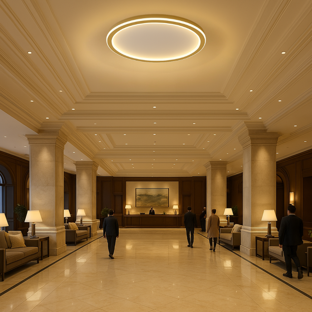 Scandinavian LED Ceiling Light – Modern, Dimmable & Stylish for Living Room, Dining Room & Hallway