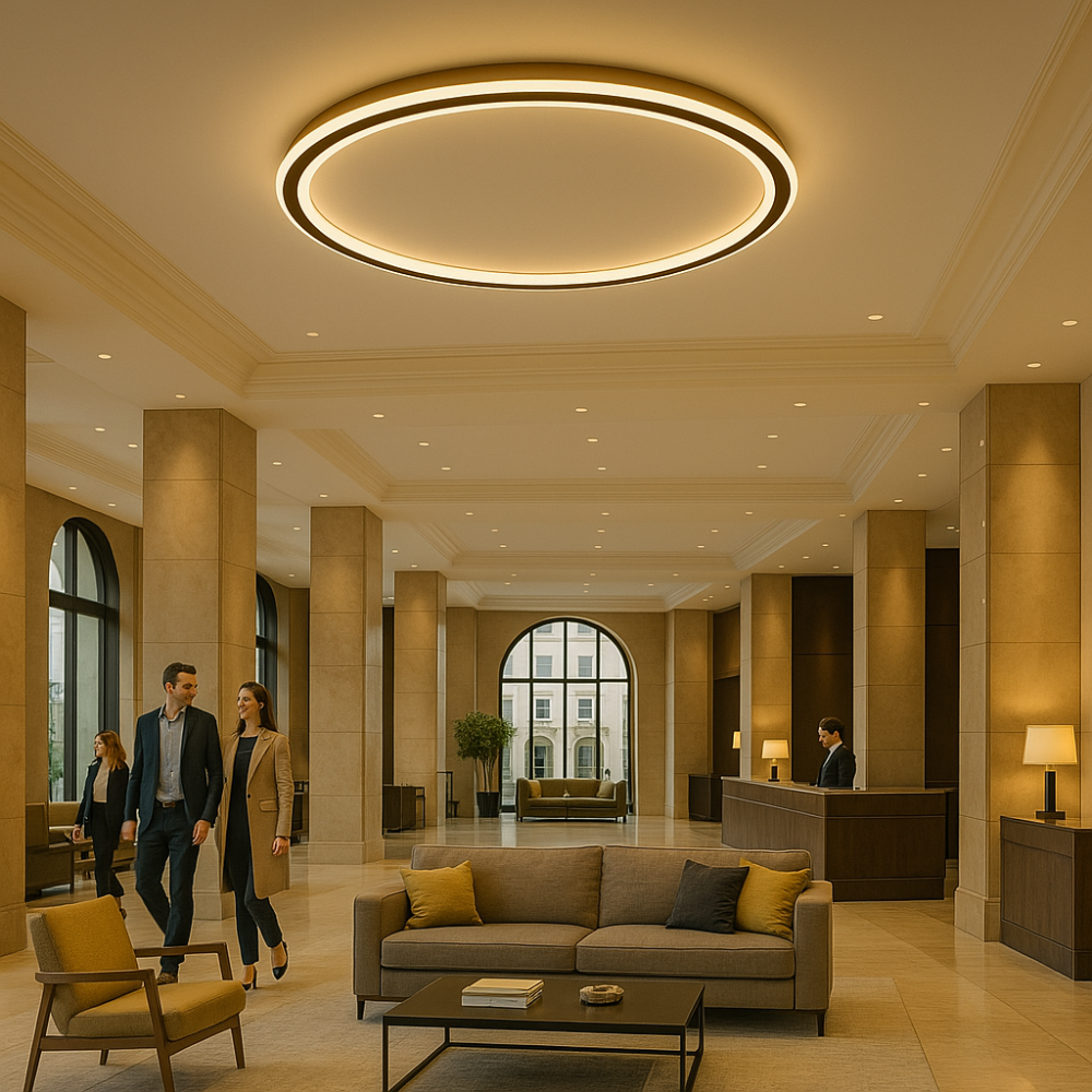 Scandinavian LED Ceiling Light – Modern, Dimmable & Stylish for Living Room, Dining Room & Hallway