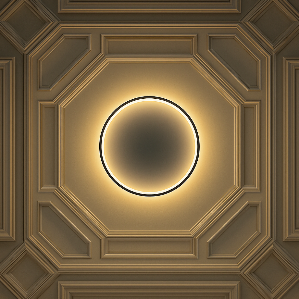 Scandinavian LED Ceiling Light – Modern, Dimmable & Stylish for Living Room, Dining Room & Hallway