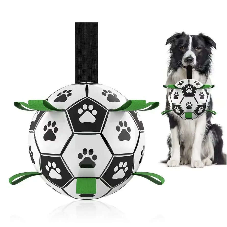 Sustainable Dog Sport Ball with Handles – TugBounce
