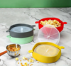 PopCrest Elite Popper | Eco-Friendly Microwave Popcorn Bowl for Healthier Snacks