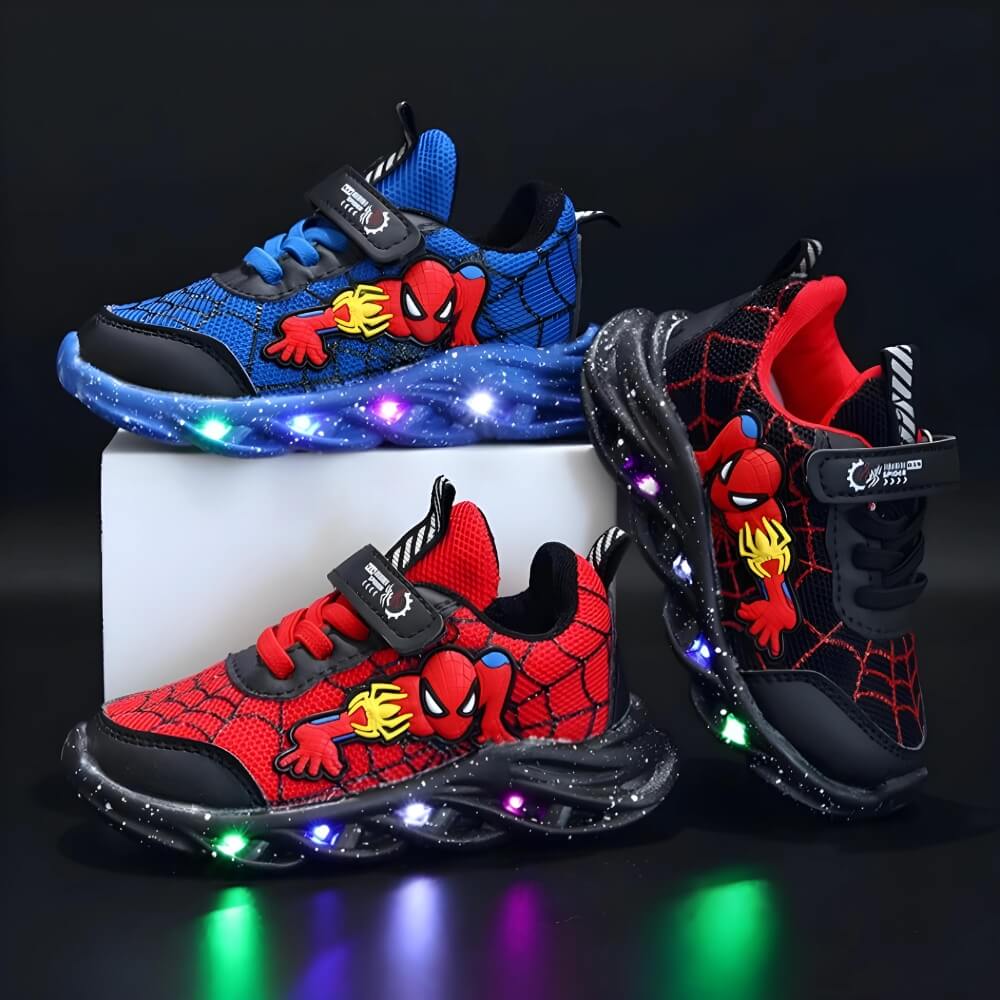 Superhero LED Sneaker - Cool shoes with lights for children