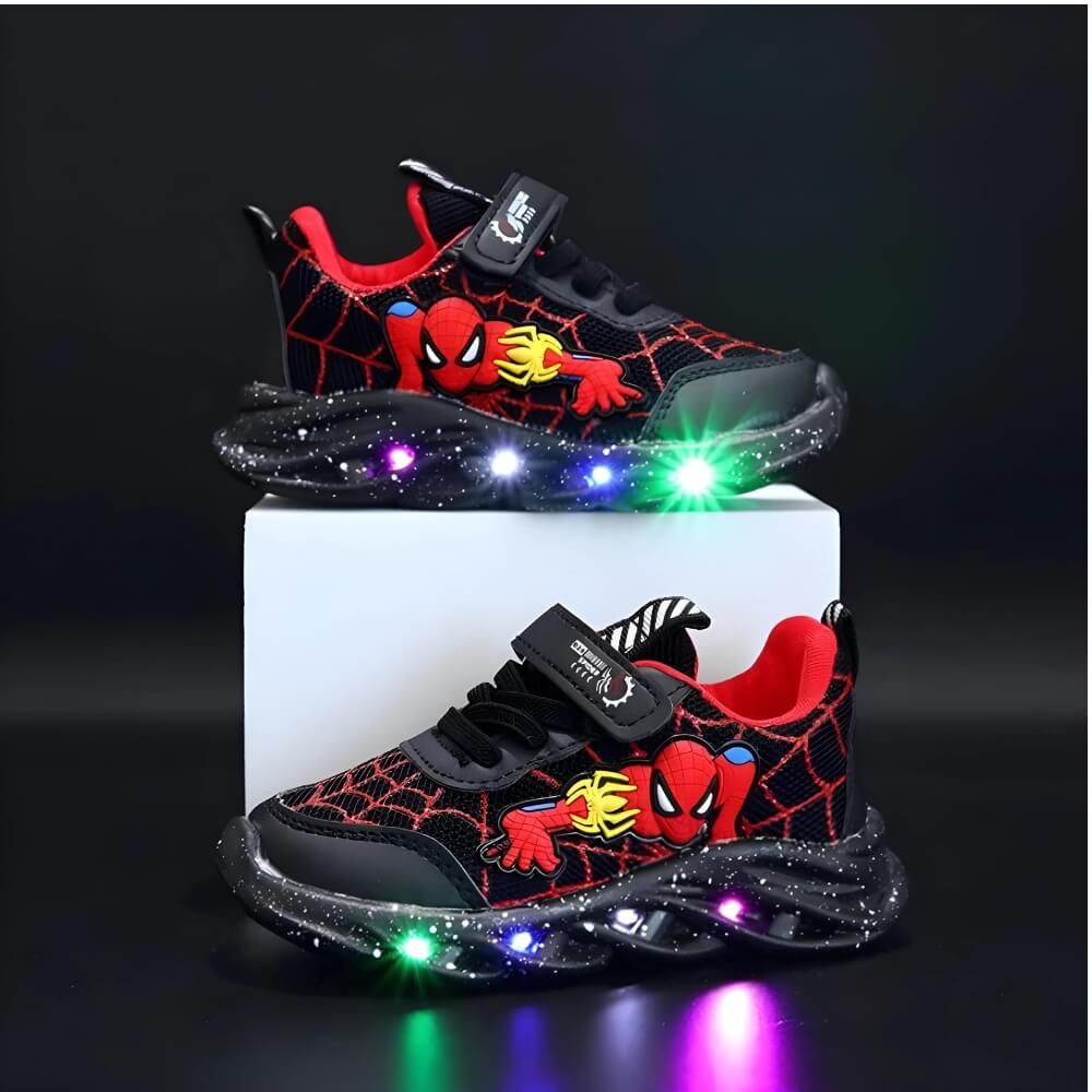 Superhero LED Sneaker - Cool shoes with lights for children