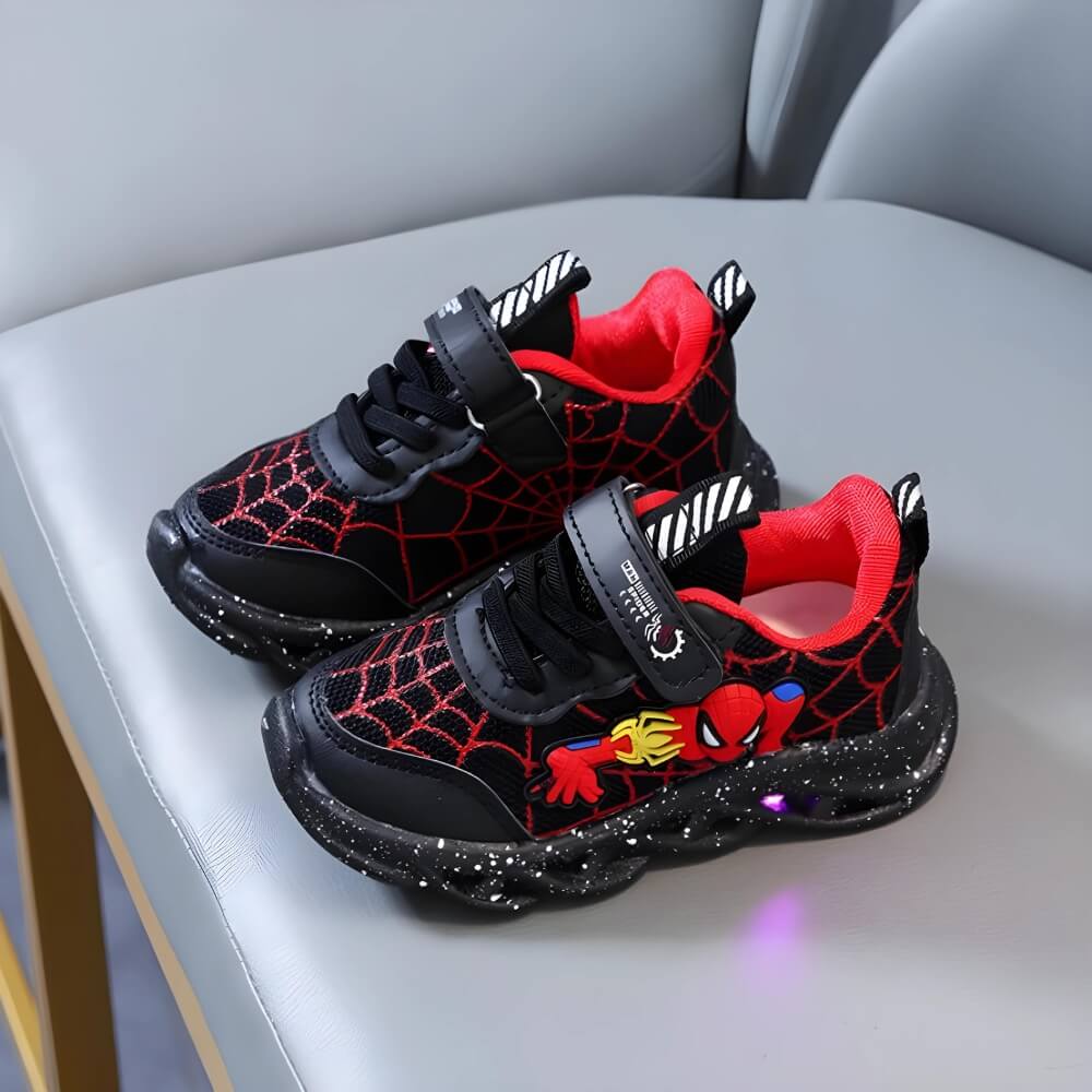 Superhero LED Sneaker - Cool shoes with lights for children