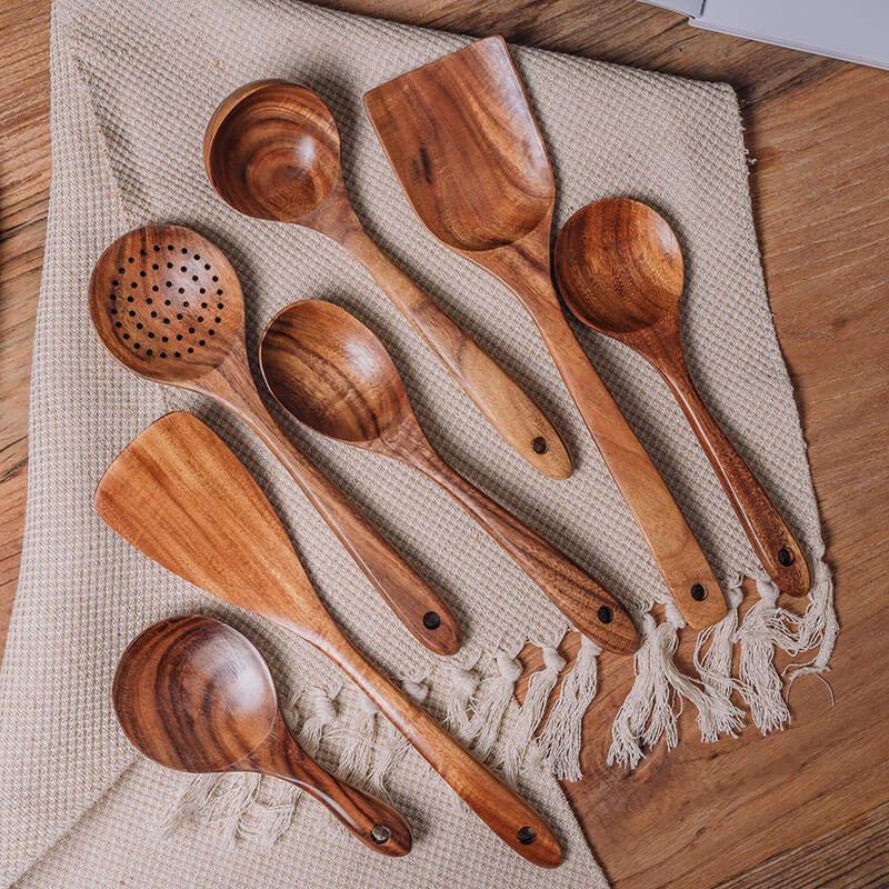 Natural Wooden Kitchen Set – Sustainable and Stylish Cooking