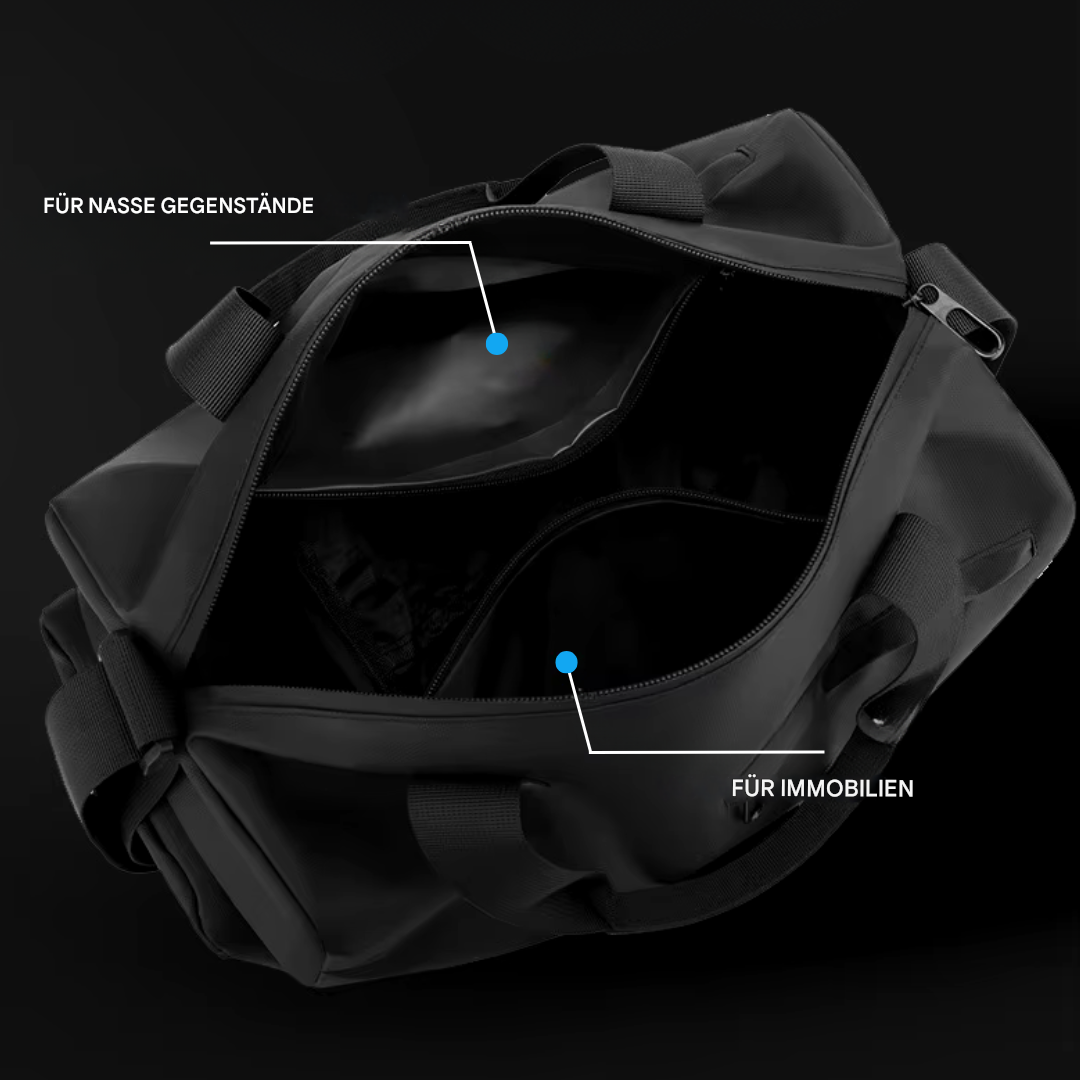 Waterproof Sports Bag with Shoe Compartment – FlexBag Pro