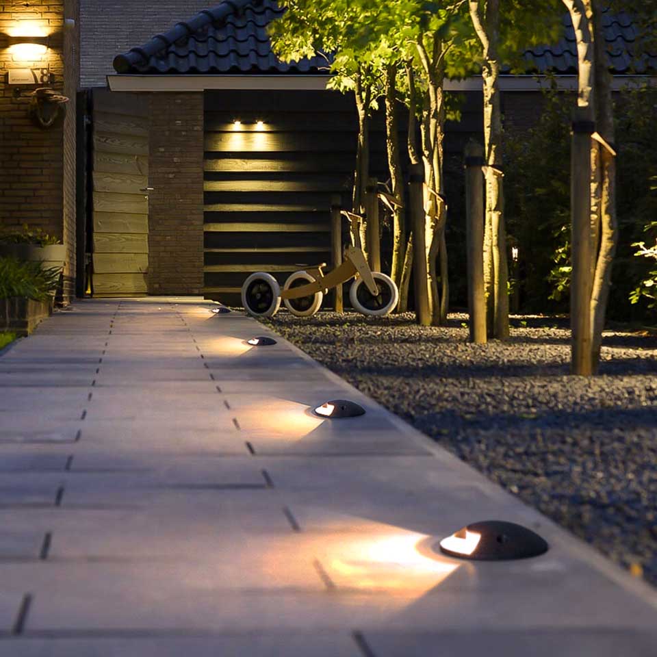 RadiancePro Buried LED Spotlights | Weatherproof floor lighting for walkways & landscapes