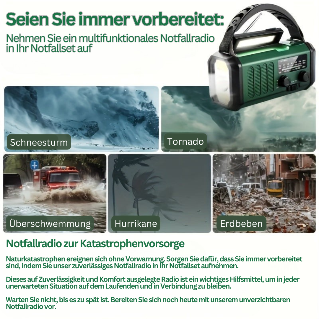 Multifunctional Emergency Radio - SurvivorPower