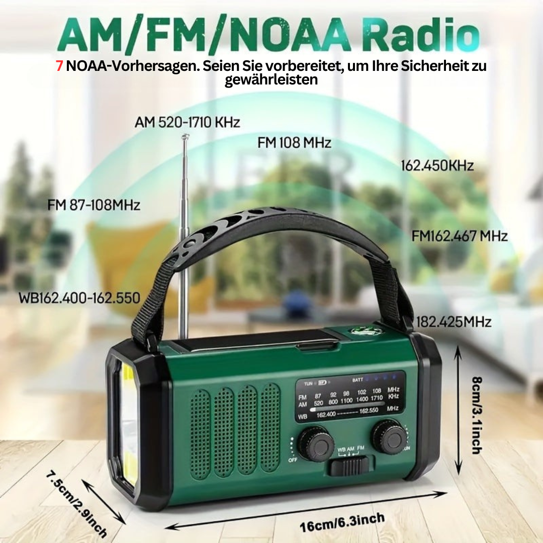 Multifunctional Emergency Radio - SurvivorPower
