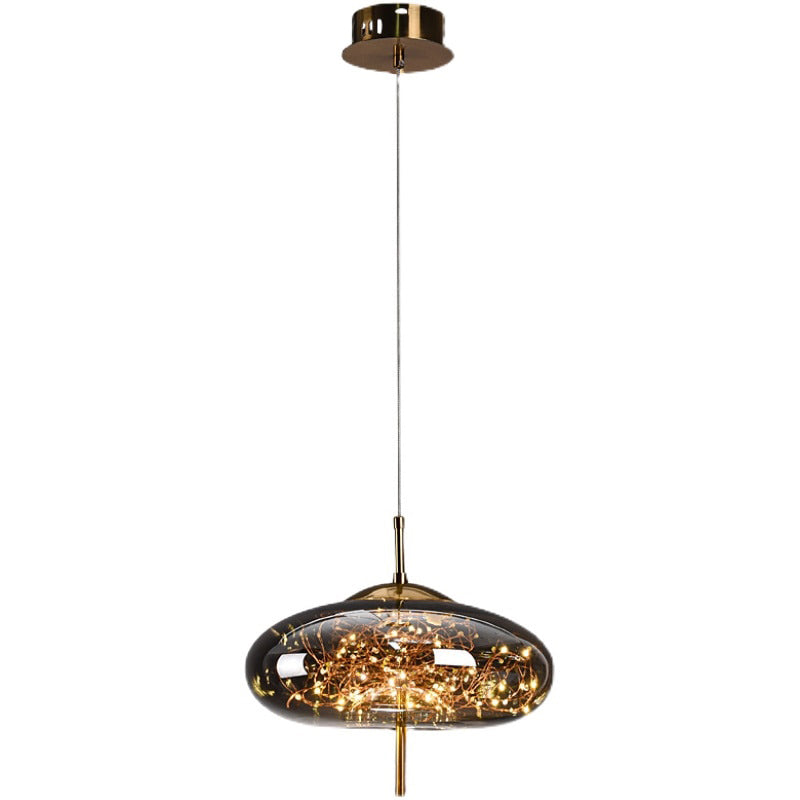 AstraGlow Modern Suspension Light | Luxury LED Bedside Hanging Lamp