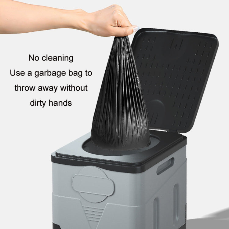 Sandsberg | Auto Folding Portable Toilet Outdoor Emergency Mobile Toilet (Dark Grey)