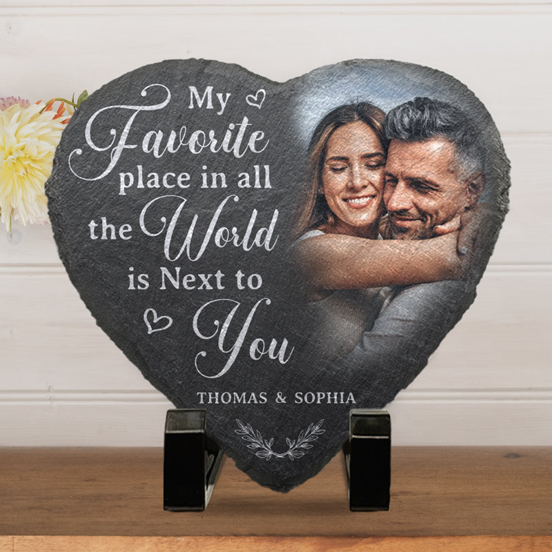 MemoryEtch Custom Slate Display | Stylish slate with vivid, waterproof engraving