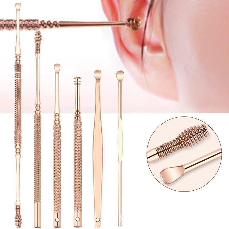 Stainless Steel Ear Cleaners (6 Sets)