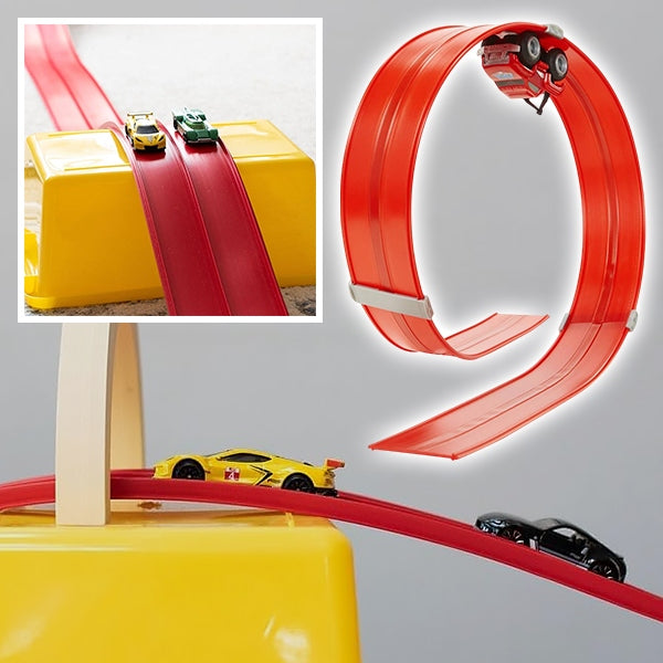 TurboTrack - Long Double Race Track for Children