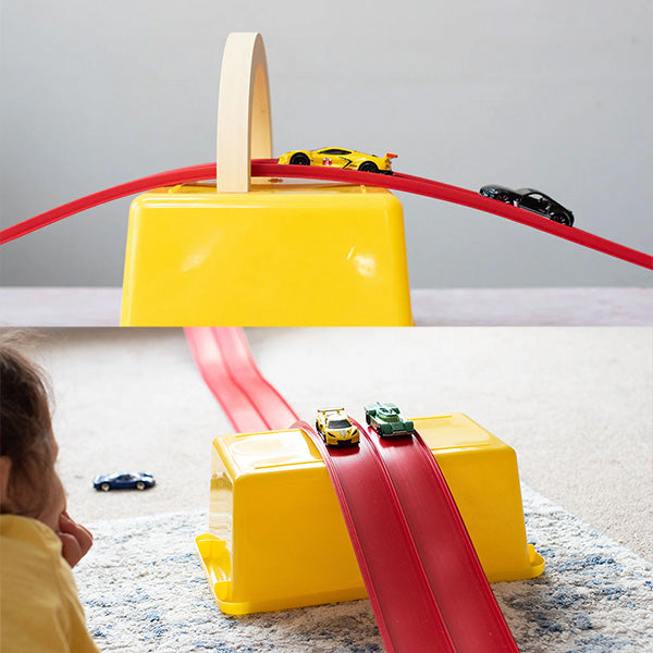 TurboTrack - Long Double Race Track for Children