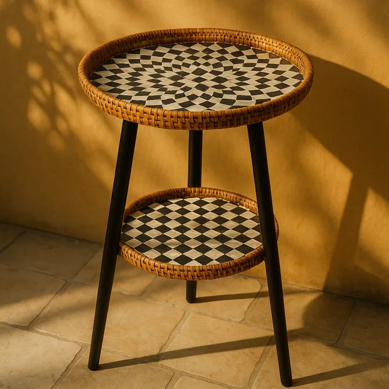 Mosaic Side Table – Functional and Artistic