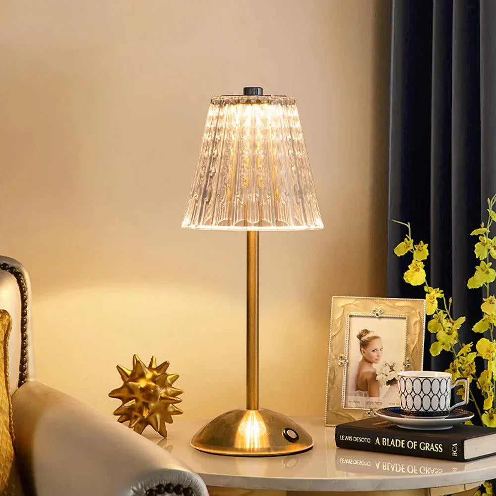 Glimmer Table Lamp - Elegant and Wireless Lighting
