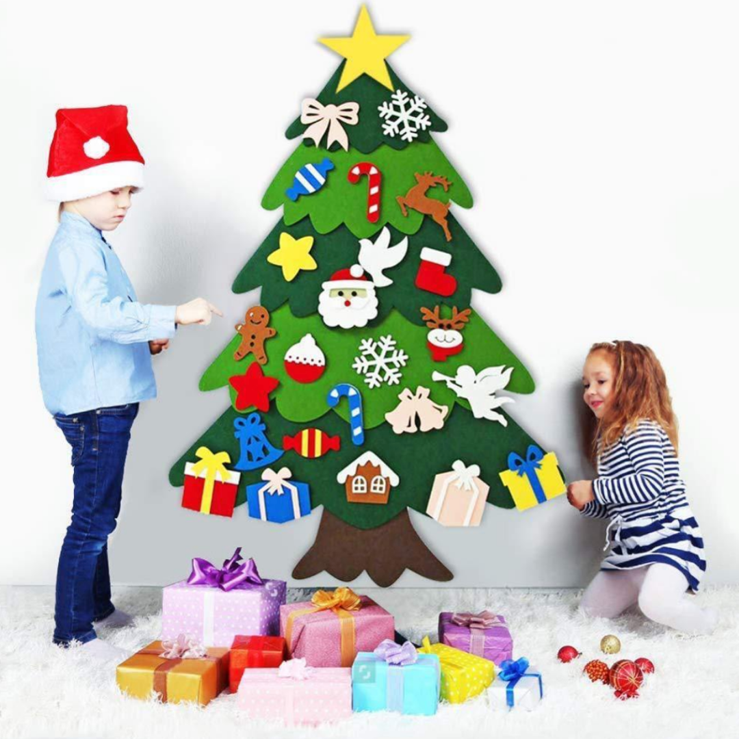 Felt Christmas Tree for Children - Creative and Reusable