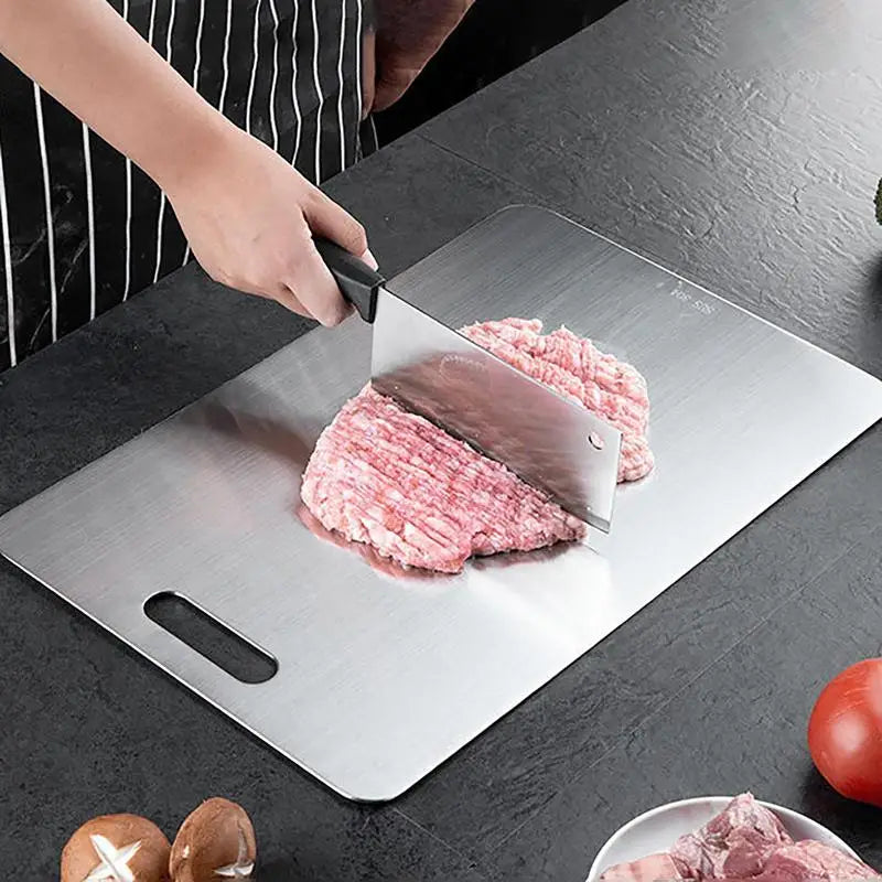 KnifeCrest Pro Cutting Board | Antibacterial titanium cutting board for hygienic and efficient meal prep