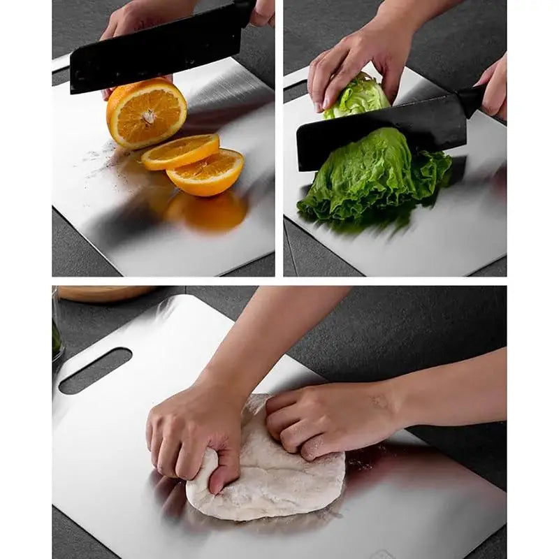 KnifeCrest Pro Cutting Board | Antibacterial titanium cutting board for hygienic and efficient meal prep