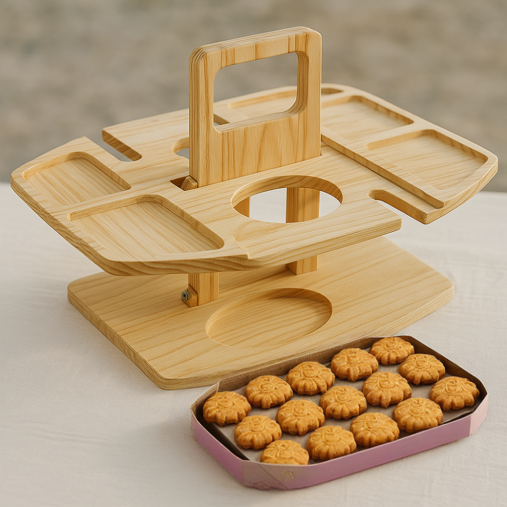 Portable Wooden Picnic Wine Table – WineNest