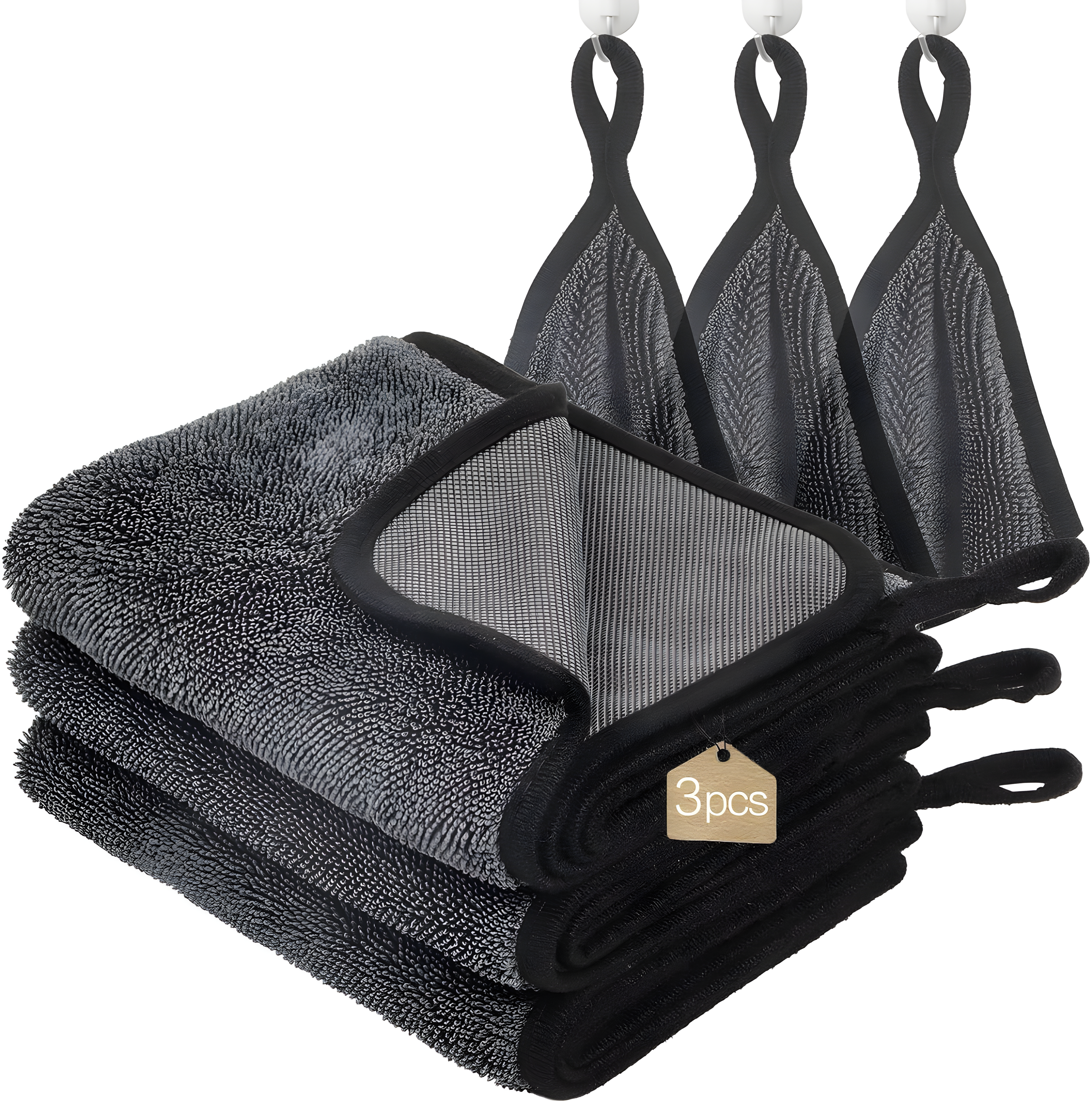 CrystalDry Premium Microfiber Cloth | Extra-Absorbent Cleaning Towel for Cars, Windows & Kitchens