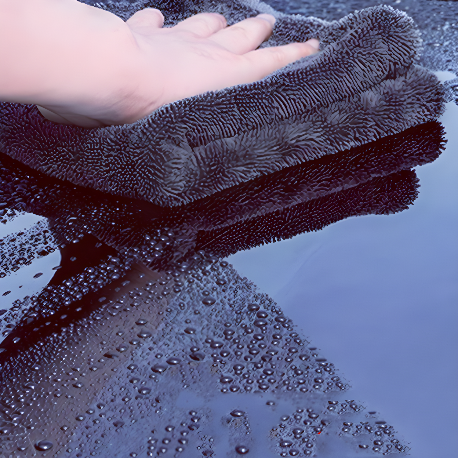 CrystalDry Premium Microfiber Cloth | Extra-Absorbent Cleaning Towel for Cars, Windows & Kitchens