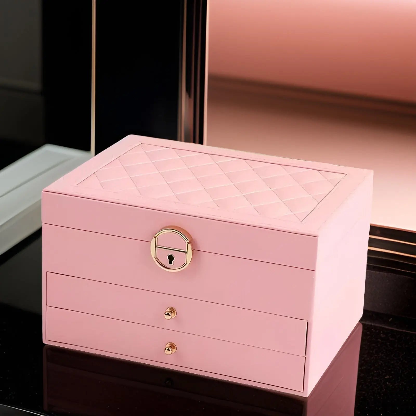 Luxurious Multi-Layered Jewellery Box – EleganceBox